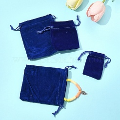 18Pcs 3 Styles Rectangle Velvet Drawstring Pouches&nbsp;TP-FS0001-04B