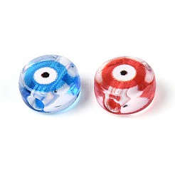 Printed Transparent Acrylic Beads&nbsp;TACR-T030-22M
