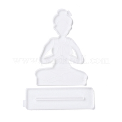 YOGA DIY Silicone Statue Molds&nbsp;DIY-G046-12