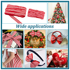 50M 2 Styles Polyester Stripe Ribbon&nbsp;OCOR-PH0004-92