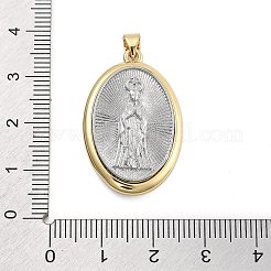 Long-Lasting Plated Brass Pendants&nbsp;KK-Q006-42G-01