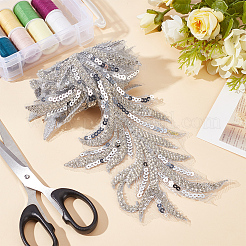 1 Yard Polyester Computerized Embroidery Cloth Ornament Accessories&nbsp;DIY-GF0013-65B