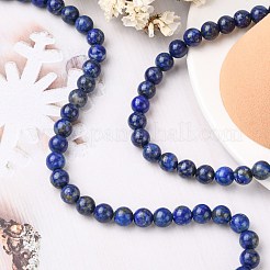 Natural Lapis Lazuli Beads Strands&nbsp;X-G-G099-8mm-7