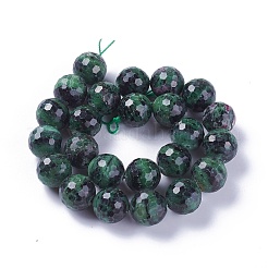 Natural Ruby in Zoisite Beads Strands&nbsp;G-L492-09B