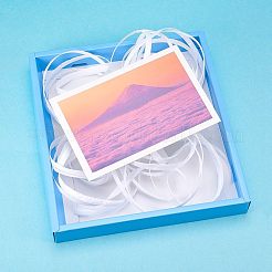 DIYジュエリー作りのペーパーコード  紙ひも  ホワイト  6mm  約99.51ヤード（91m）/ロール&nbsp;OCOR-PH0003-17