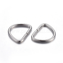 Tarnish Resistant 304 Stainless Steel D Rings&nbsp;LS-STAS-F191-05P-C