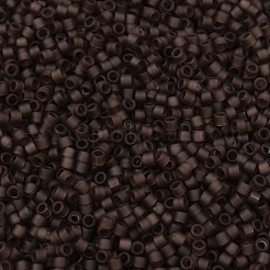 MIYUKIデリカビーズ  シリンダー  日本製シードビーズ  11/0  （db0769)マット透明ルートビール  1.3x1.6mm  穴：0.8mm  約2000PCS /ボトル  10 G /ボトル&nbsp;SEED-JP0008-DB0769