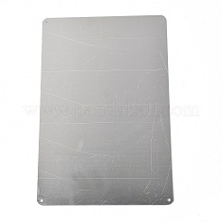 （見切りセール不良：傷）  UV保護＆防水アルミニウム警告サイン  カラフル  300x200x1mm  穴：4mm&nbsp;AJEW-XCP0001-37