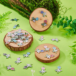 60Pcs Alloy Enamel Pendants&nbsp;ENAM-TA0003-75P