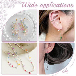140Pcs 10 Styles Imitation Jade & Transparent Glass Pendants&nbsp;GLAA-GO0001-04