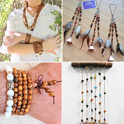 Natural Wood Beads&nbsp;WOOD-TA0001-01-LF