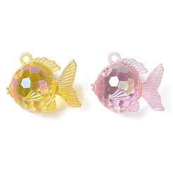 Electroplate Transparent UV Plating Acrylic Pendants&nbsp;OACR-I014-12