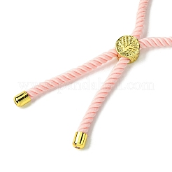 6mm Round Dyed Natural Yellow Jade Bead Slider Bracelets&nbsp;BJEW-MZ00062-02