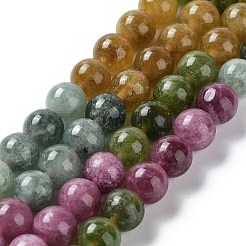 Dyed Natural Malaysia Jade Beads Strands&nbsp;G-G021-01B-07