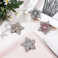 4Pcs 4 Color Imitation Leather Cloth Iron on/Sew on Patches&nbsp;DIY-FH0003-99