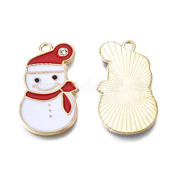 Rack Plating Alloy Enamel Pendants&nbsp;ENAM-T011-147-1