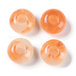 Two Tone Resin European Beads&nbsp;RESI-F055-09