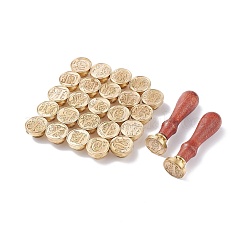 (Defective Closeout Sale: Oxidation) Wax Seal Stamp Set&nbsp;DIY-XCP0002-11