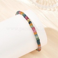 Natural White Jade Beaded Bracelets&nbsp;BJEW-JB14426