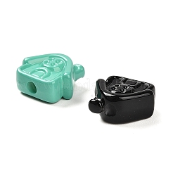 Opaque Spray Painted Acrylic Beads&nbsp;OACR-P020-04