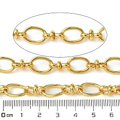 イオンプレーティング（IP）304ステンレスチェーン  溶接されていない  スプールで  ゴールドカラー  14x9.5x2mm&nbsp;CHS-Q005-02G