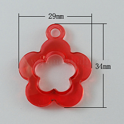 Transparent Acrylic Pendants&nbsp;TACR-R8-M