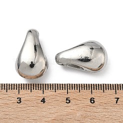 合金ペンダント  ティアドロップチャーム  プラチナ  21.5x13.5x10mm  穴：9x5mm&nbsp;X-PALLOY-P317-12P