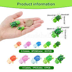 10 Style Opaque Resin Cabochons&nbsp;RESI-FH0001-32