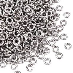 Tarnish Resistant 304 Stainless Steel Open Jump Rings&nbsp;STAS-Q186-02-4x1mm