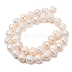 Natural Cultured Freshwater Pearl Beads Strands&nbsp;PA-CBABE82-09A