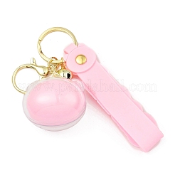 Cartoon Acrylic & PVC Small Animal Head Pendant Keychains&nbsp;KEYC-P014-A03