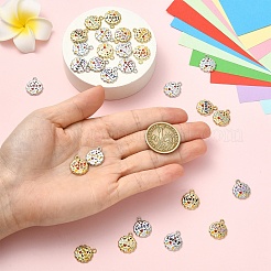 28Pcs 14 Colors Alloy Enamel Charms&nbsp;FIND-YW0011-46