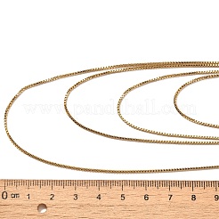 304 Stainless Steel Box Chain Multi Layered Necklaces for Women&nbsp;NJEW-U025-01G-03