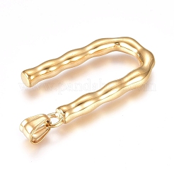 304 Stainless Steel Pendants&nbsp;LS-STAS-G223-01G-U