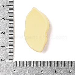 オペーク樹脂カボション  模造パン  プレッツェル  32.5x17x9mm&nbsp;CRES-Q005-02E