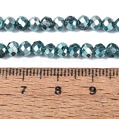 Transparent Electroplate Glass Beads Strands&nbsp;EGLA-Q131-01A-03