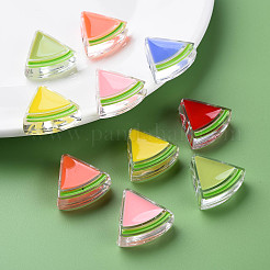 Transparent Enamel Acrylic Beads&nbsp;X-TACR-S155-001