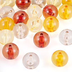 20Pcs 4 Colors Transparent Acrylic Beads&nbsp;MACR-TADJ0001-02B