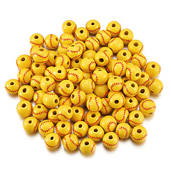 100Pcs Dyed Wood Beads&nbsp;WOOD-CW0001-06