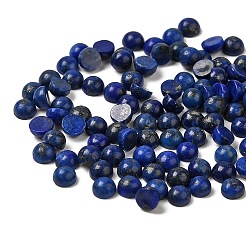 染色天然ラピスラズリドーム/ハーフラウンドカボション  3x2mm&nbsp;G-G037-01C-03