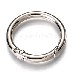 亜鉛合金スプリングゲートリング  Oリング  プラチナ  33x4mm  内径：26mm&nbsp;X-PALLOY-C100-01P-05