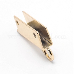 Zinc Alloy Bag Lock Catch Clasps&nbsp;LS-PALLOY-WH0088-12LG