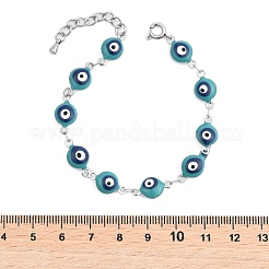 304 Stainless Steel Link Chain Bracelets&nbsp;BJEW-K265-007P-03