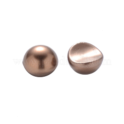Half Round ABS Plastic Imitation Pearl Cabochons&nbsp;MRMJ-Q092-6mm-D02