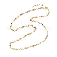 304 Stainless Steel Bar Link Chain Necklaces&nbsp;NJEW-JN04927-01