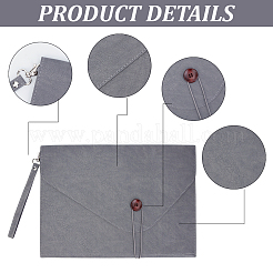 Rectangle PU Leather File Pockets&nbsp;AJEW-WH20070-208A