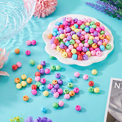 300Pcs Opaque Acrylic Beads&nbsp;SACR-TA0001-71