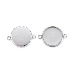 304 Stainless Steel Cabochon Connector Settings&nbsp;STAS-G127-14-8mm
