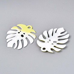Spray Painted Alloy Big Pendants&nbsp;PALLOY-T092-79M