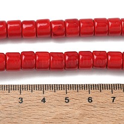 天然の宝石コラムビーズ連売り  ミックスカラー  8x6mm  穴：1mm  約70個/連  15.75インチ&nbsp;G-E266-05M-01